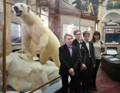 Активисты РДШ в музее Арктики и Антарктики